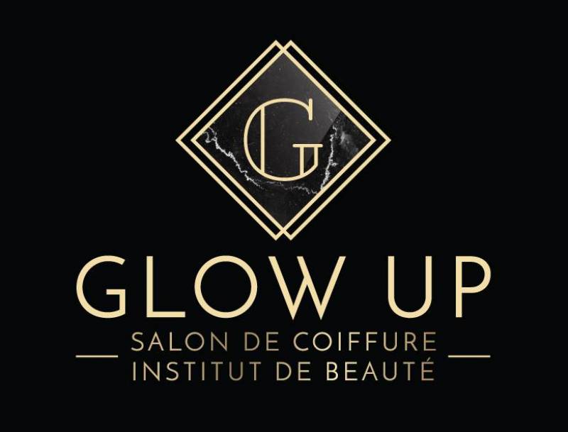 logo pour Glow Up salon de coiffure à marseille