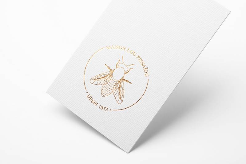 logo abeille graphiste marseille