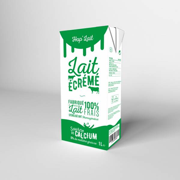 graphiste création de packaging  bouteille de lait à marseille